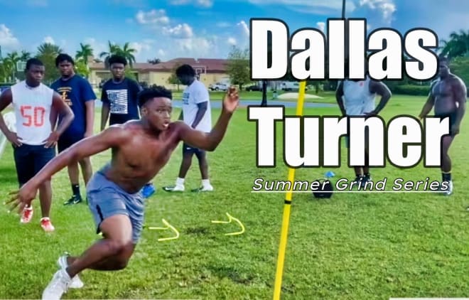 Dallas Turner will be a freshman at Alabama this season 