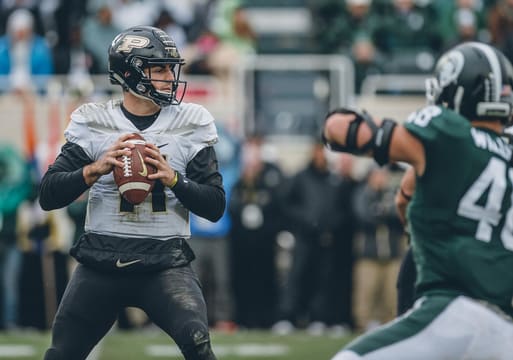 David Blough left ranking No. 3 in Purdue history in ...