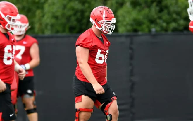 Clay Webb is expected to back up at center and guard for the Bulldogs this year.