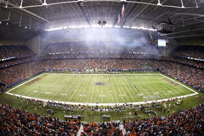A crowd of 56,743 were in attendance for the inaugural game in 2011.