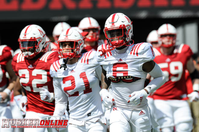 Cornerback Quinton Newsome (6) is working to become the leader of Nebraska's secondary on and off the field.