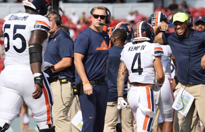 Virginia coach Bronco Mendenhall stepping down after bowl