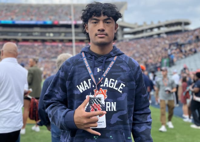 Roger Saleapaga visited Auburn Saturday.