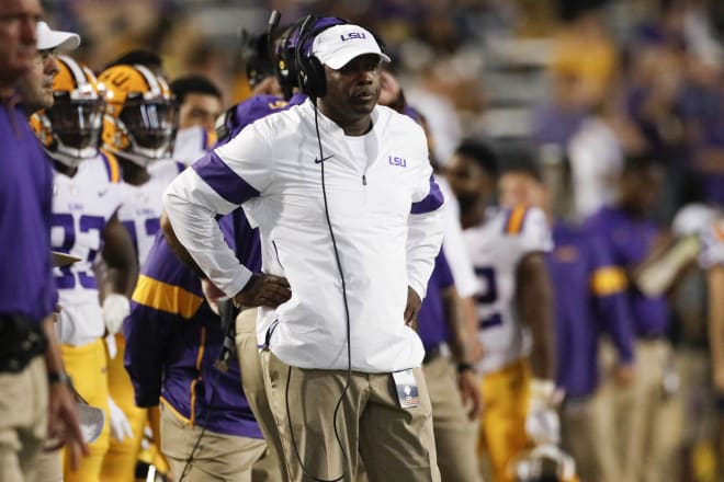 Nebraska is expected to hire LSU wide receivers coach Mickey Joseph.