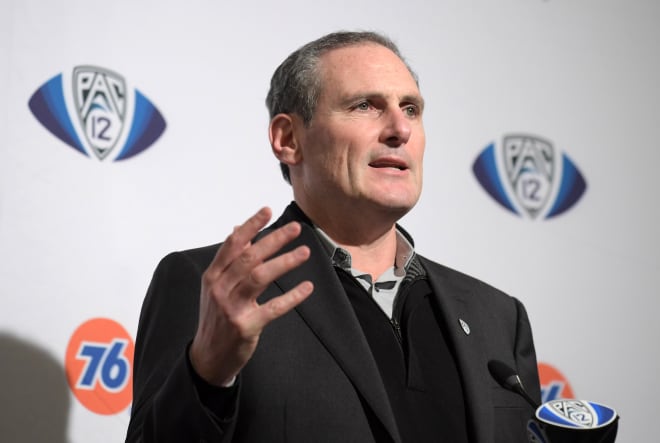 Pac-12 commissioner Larry Scott shared positive developments for the conference's football hopes on Wednesday.
