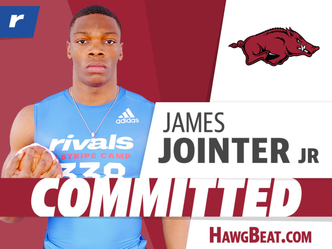 Little Rock native James Jointer joins Arkansas's 2022 class, giving the Hogs two running back commits.