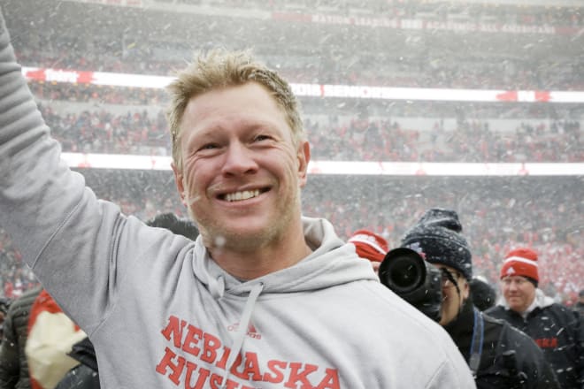 Scott Frost was all smiles following Saturday's 9-6 win over Michigan State. 