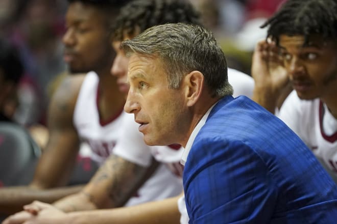 Alabama Crimson Tide head coach Nate Oats during the first half at Coleman Coliseum.  Photo | USA TODAY