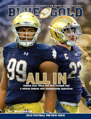 Pre-Order your copy of the 2018 Notre Dame Football Preview Magazine!