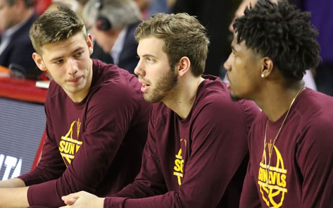 Vitaliy Shibel, left, Mickey Mitchell, center, and Romello White will be counted on to boost the Sun Devils (Fabian Ardaya Photo)