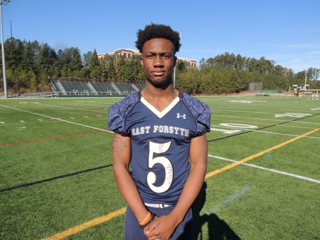 Freshman safety Khalid Martin from Kernersville (N.C.) East Forsyth High is already on colleges' radars.