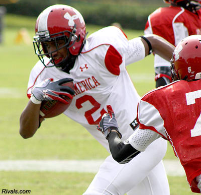 All-American WR Mike Davis, a former pupil of Coach Jones at Dallas Skyline in 2010.