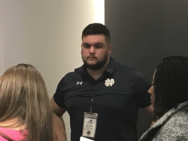Notre Dame's Quenton Nelson gave a lot of credit to Georgia and its fans.