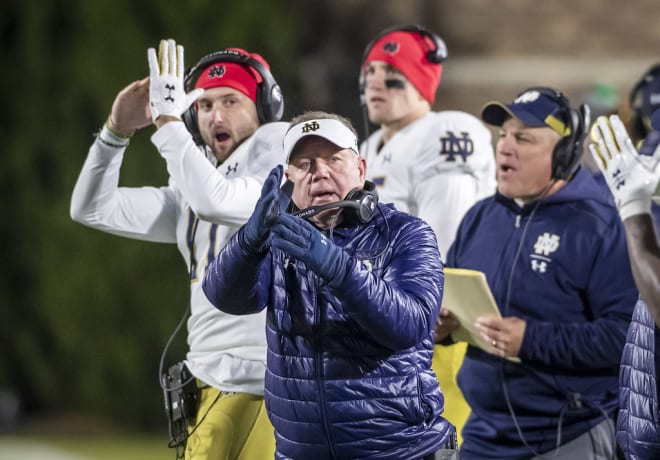 Notre Dame Head Coach Brian Kelly (Ken Martin)