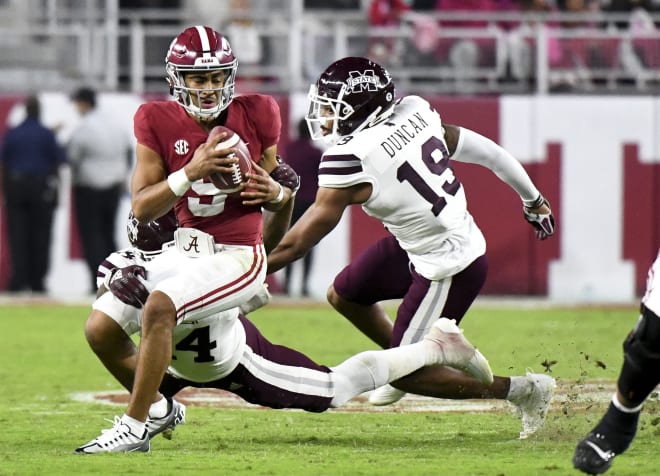 Alabama coach Nick Saban shares update on Bryce Young shoulder injury