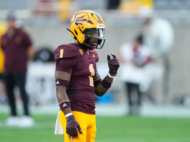 Arizona State nickelback Jordan Clark, a graduate transfer in the transfer portal, is visiting Notre Dame this weekend
