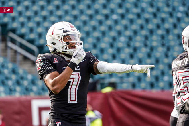 Jalen McMurray during his redshirt sophomore year with Temple.