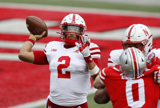Adrian Martinez returns at quarterback for the Huskers.