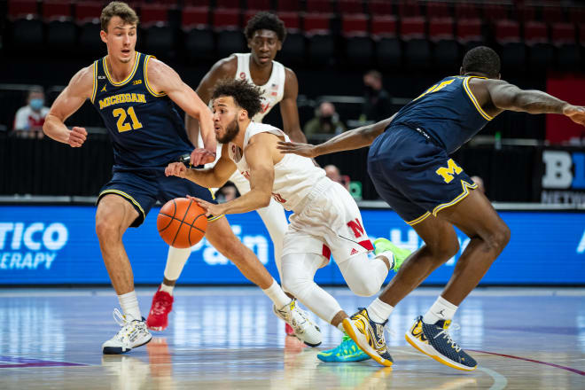 A 17-6 second-half run by Michigan proved too much for Nebraska to overcome in an 80-69 loss on Christmas Day.