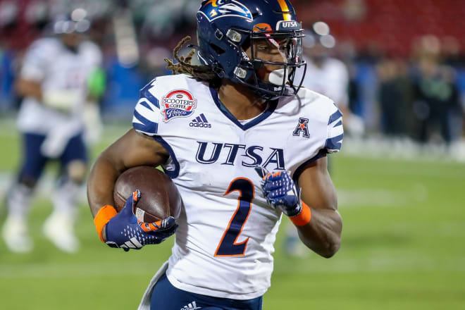 Joshua Cephus caught seven passes for 102 yards and a touchdown in the Frisco Bowl win against Marshall. 