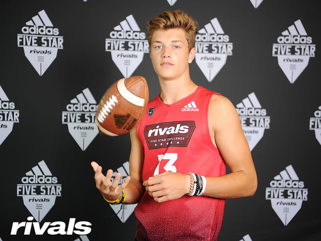 Rivals100 quarterback JJ McCarthy is committed to Michigan Wolverines football recruiting, Jim Harbaugh.