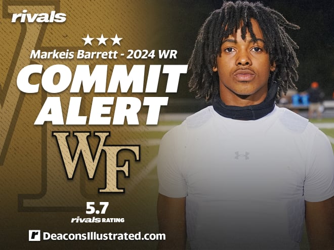 Wake Forest adds talented three-star WR Markeis Barrett to their 2024 class