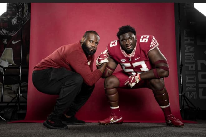 FSU offensive line signee Jaylen Early committed to the 'Noles in early August and made it official on the early Signing Day