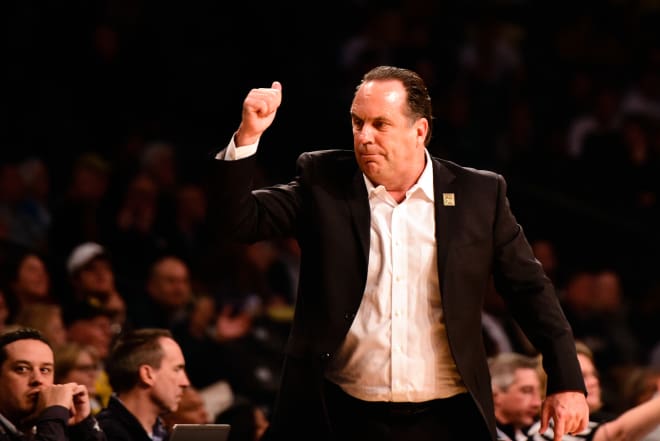 Mike Brey and Notre Dame will play Ohio State in the ACC/Big Ten Challenge.