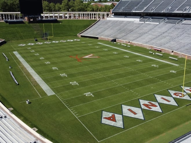 A view from inside Scott Stadium, not too dissimilar to the one I had from my seat as a kid.