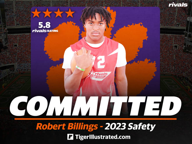 Robert Billings covers verbal commitment to the Clemson Tigers