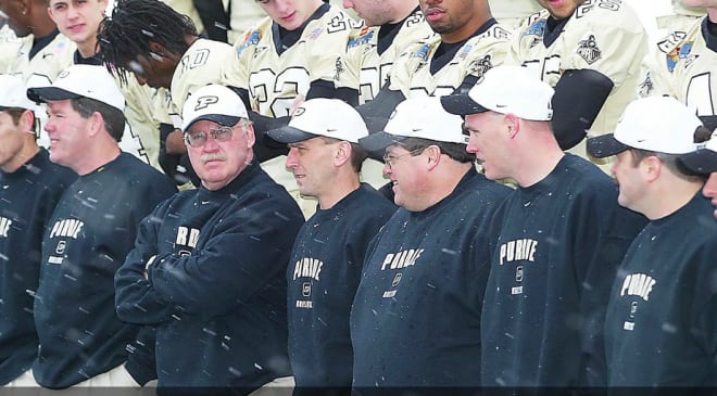 (L-R) Downing, Tiller, Olson, Chaney, Hagen and Spack were key members of the 2000 staff.