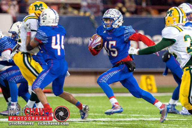 Las Cruces Receiver Brandon Baeza caught for 1,380-yards and 12 touchdowns this season  