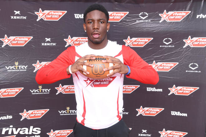 Cobb poses at the Rivals Camp in the Philly area on Sunday