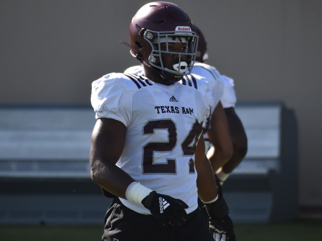 Chris Russell is the biggest linebacker on the A&M roster.