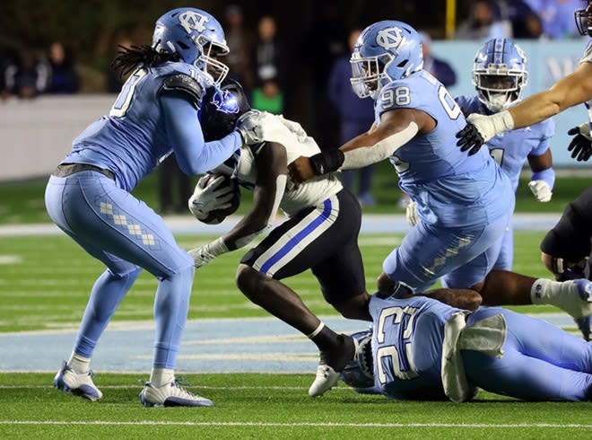 North Carolina started bowl practice Wednesday ahead of its date with West Virginia on Dec. 27 in Charlotte.