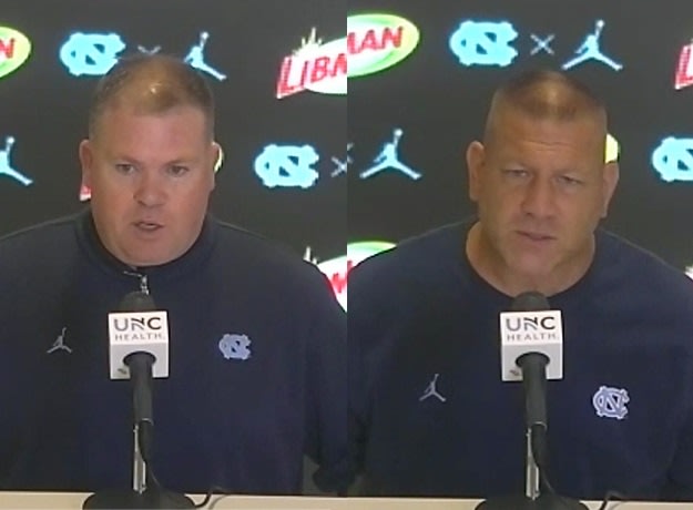 UNC coordinators Jay Bateman and Phil Longo met with the media Monday to discuss what they learned from Saturday's game.