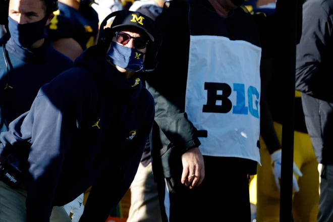 Jim Harbaugh looks to lead the Wolverines to a big year in recruiting and a better year on the field.