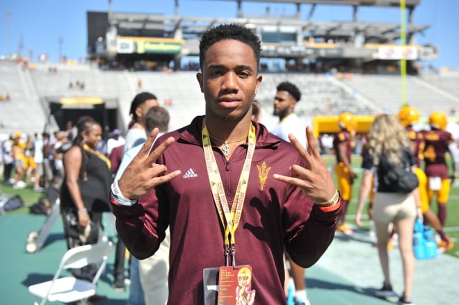“I was surprised that I committed that early and to a school far away from home. But the minute I came back from my Arizona State trip I knew I was committed."