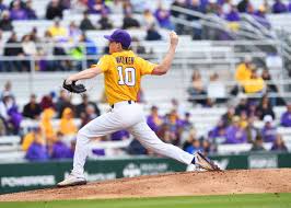 LSU starting pitcher Eric Walker came up big for the Tigers' in their Saturday win at Alabama