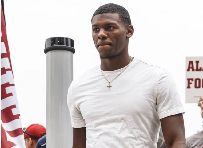 Emmanuel Henderson during his visit to Alabama for the Ole Miss game.