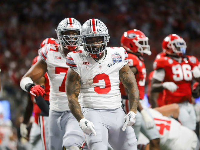 Ohio State running back Miyan Williams gutted through injury. (Birm/DTE)