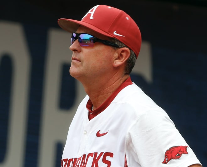 Arkansas HC Dave Van Horn will not coach the Razorbacks against Alabama in the SEC Tournament.