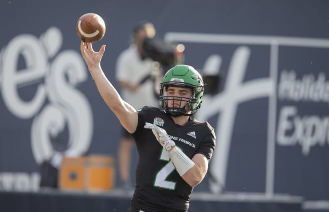 North Dakota quarterback Tommy Schuster