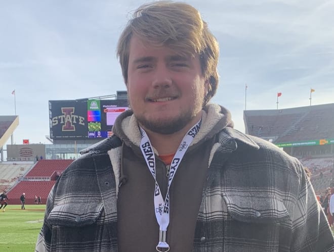 Junior offensive lineman Kael Miedema visited Wisconsin on Sunday. 