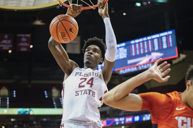 Naheem McLeod averaged 3.8 points and 2.7 rebounds for FSU.