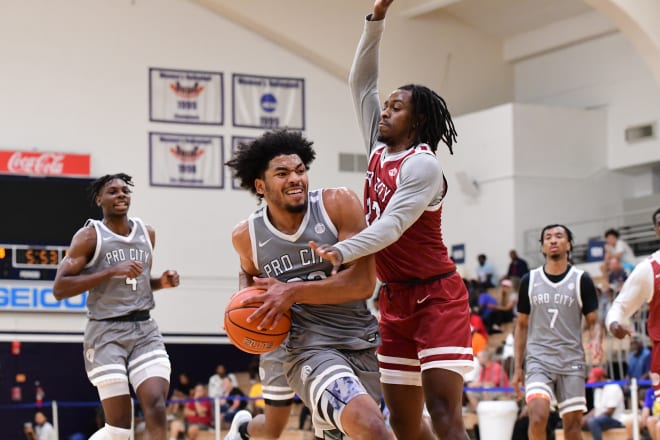 Al Worrell and Tre Wood, battling.  