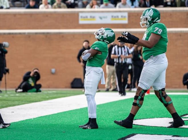 North Texas offensive tackle Howard Sampson was at UNC this weekend, and he told us how the visit went. 