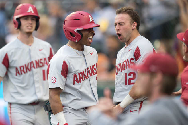 arkansas baseball uniforms