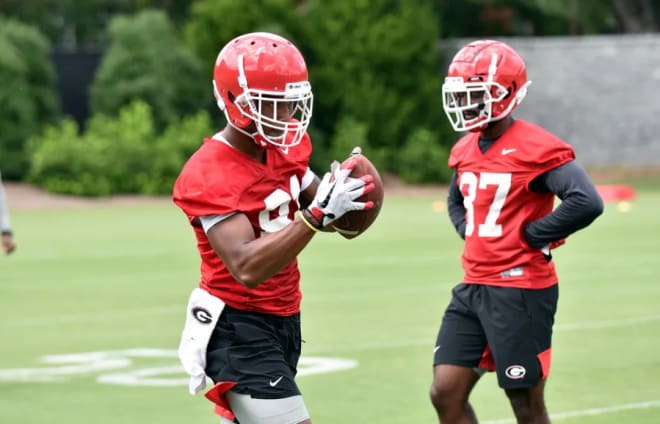 Jaylen Johnson was a key member of Georgia's Scout Team at wide receiver.