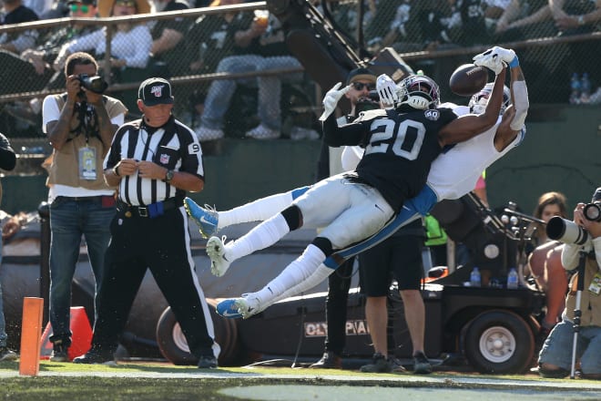 Worley and the Raiders earned a 31-24 win over the Lions.